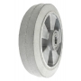 Koła aluminiowo-gumowe fi 125 mm - opona szara