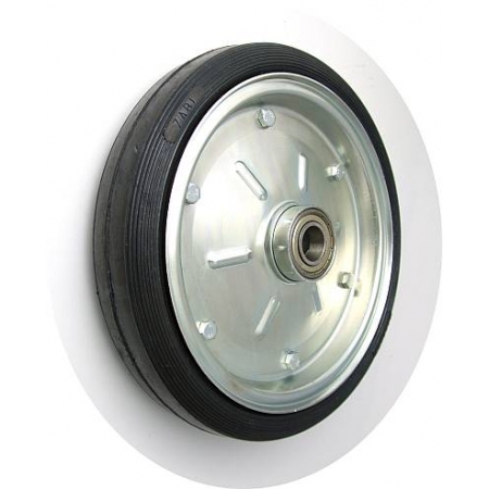Koło metalowo-gumowe fi 300 mm ( do 250 kg ) ł. kulkowe (fi 20)
