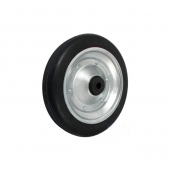 Koło metalowo-gumowe fi 300 mm ( do 225 kg ) ł. wałeczkowe ( fi 20 )