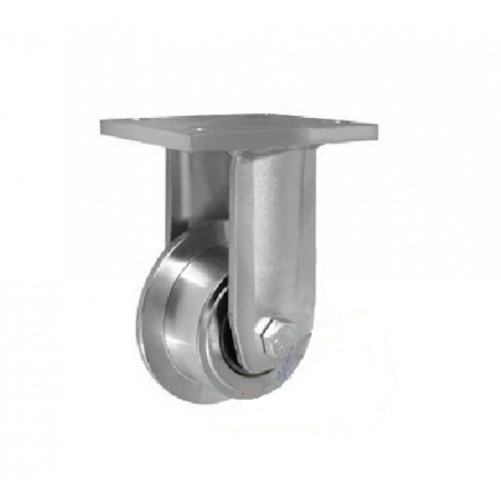 Koło fi 125 bieżnia 100 mm kołnierzowe lita stal STAŁE