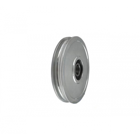 Rolka profilowana metalowa fi 140 mm na linkę fi 12 mm